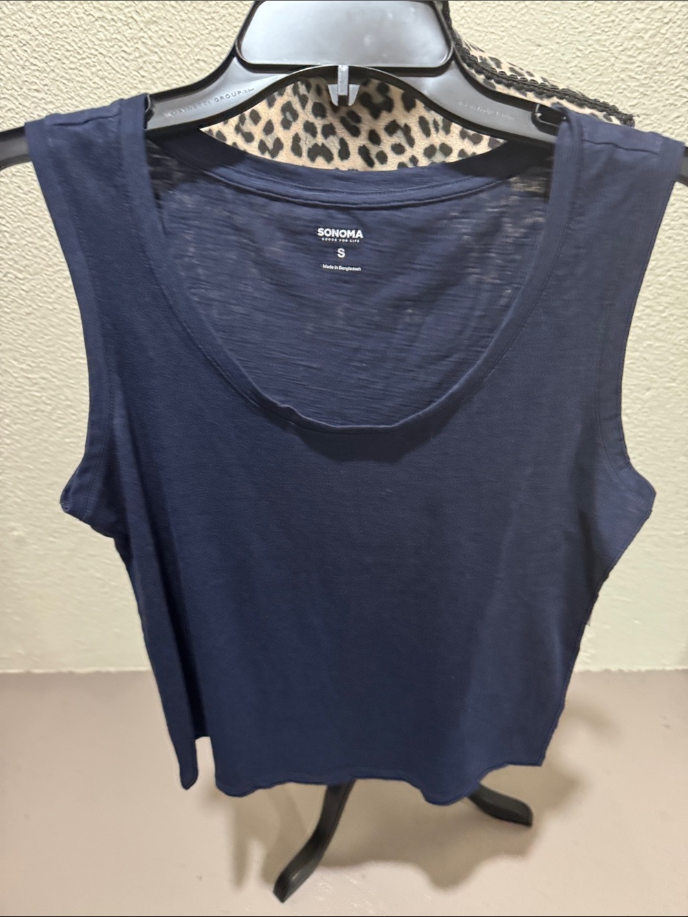 Sonoma Navy Sleeveless Tank Top - Women's